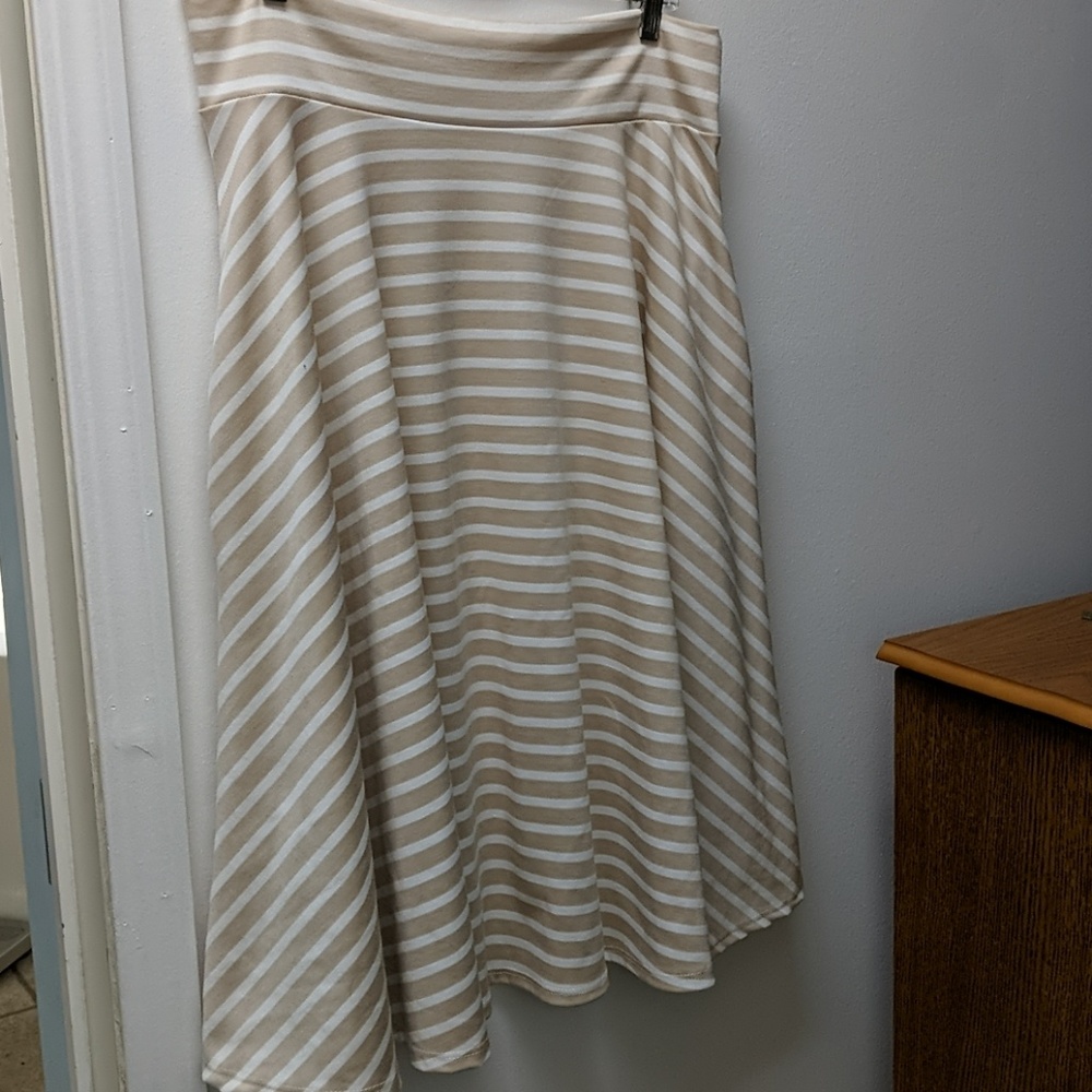 Agnes & Dora striped skirt with pockets
